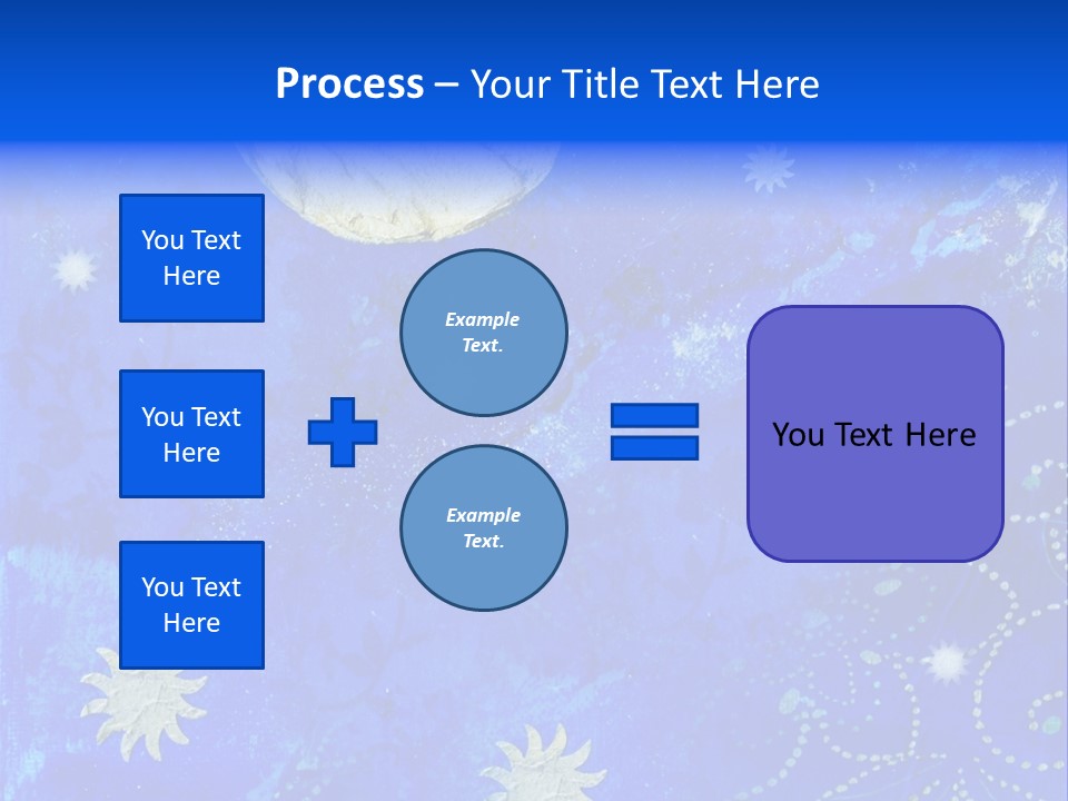 Illustration Star Collage PowerPoint Template