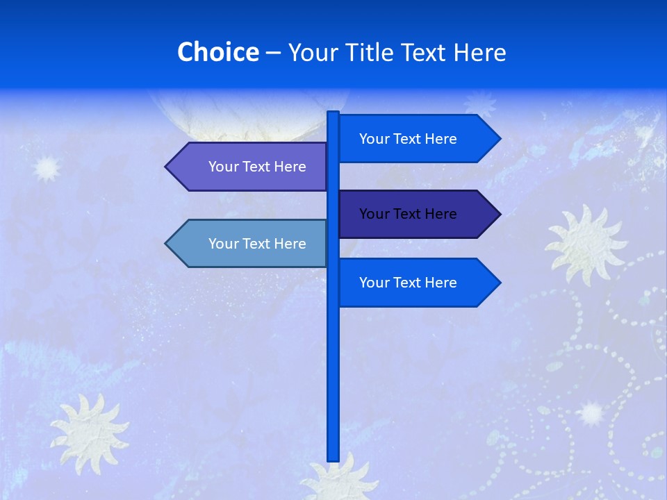 Illustration Star Collage PowerPoint Template