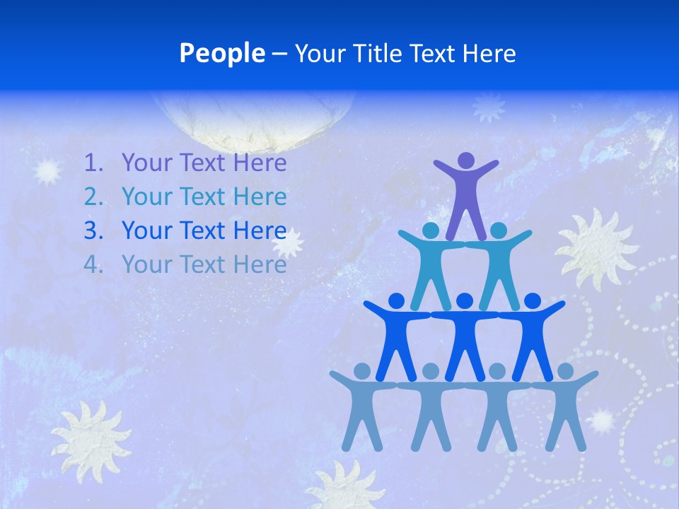 Illustration Star Collage PowerPoint Template