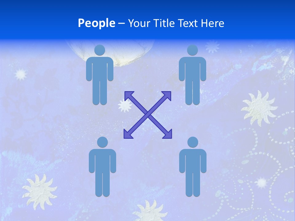 Illustration Star Collage PowerPoint Template