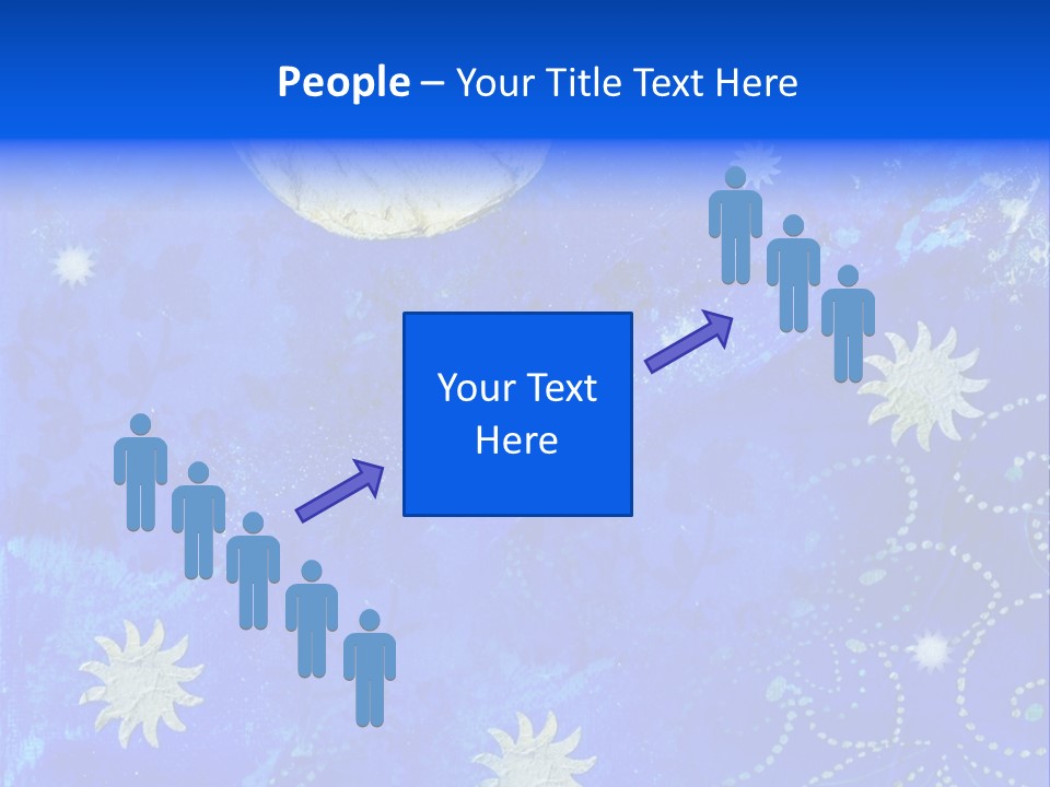 Illustration Star Collage PowerPoint Template
