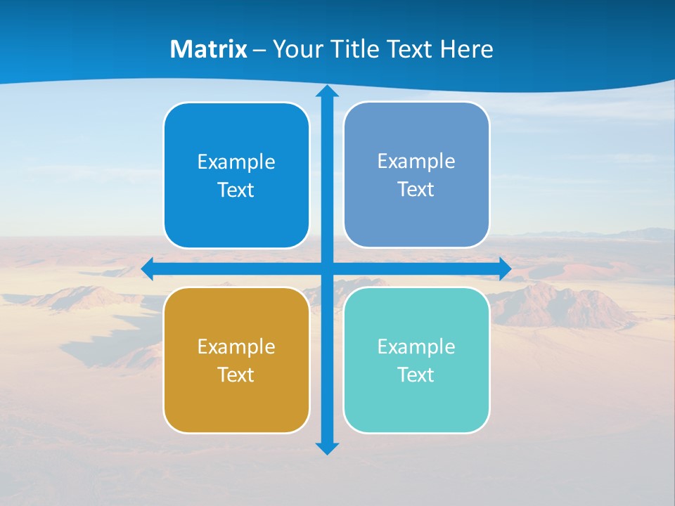 Safari Morning Panorama PowerPoint Template