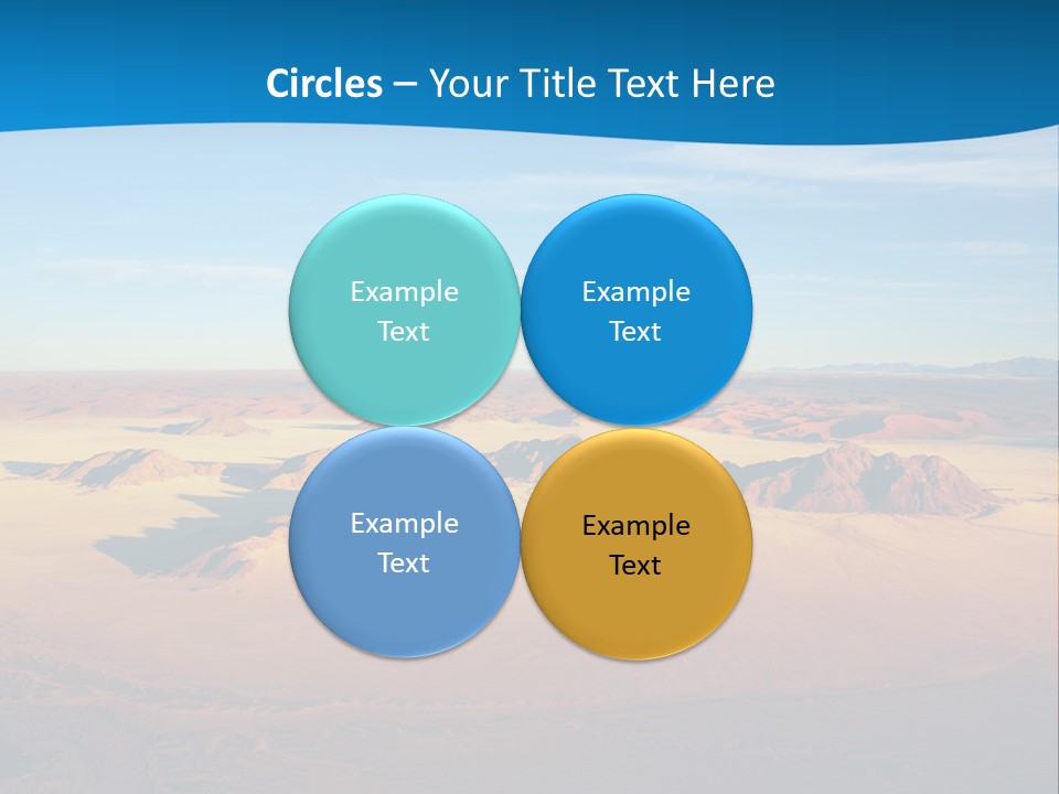Safari Morning Panorama PowerPoint Template