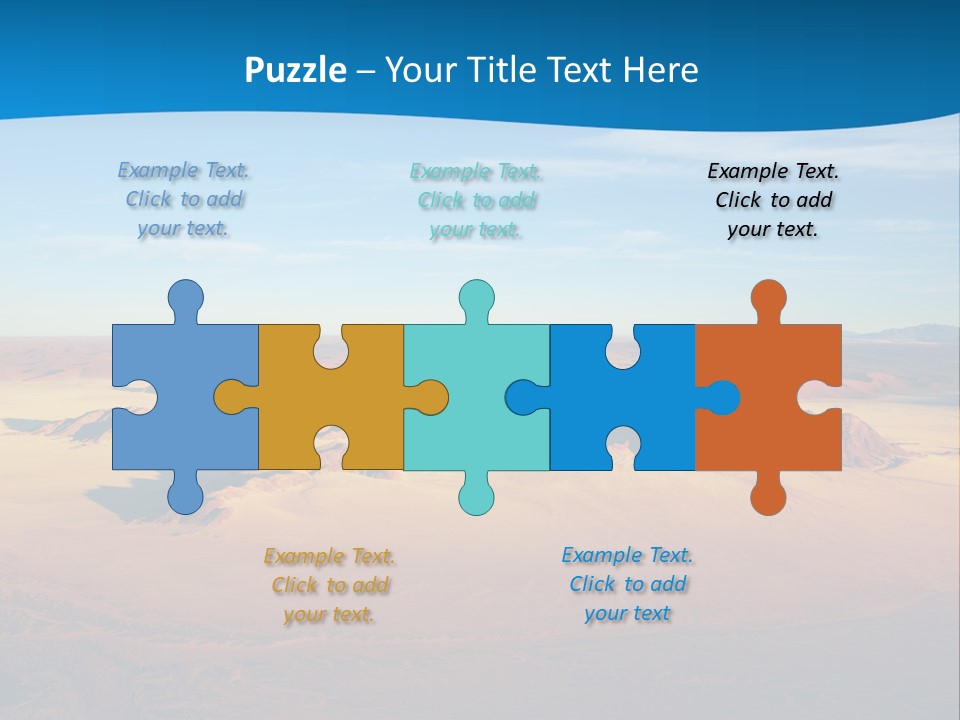 Safari Morning Panorama PowerPoint Template