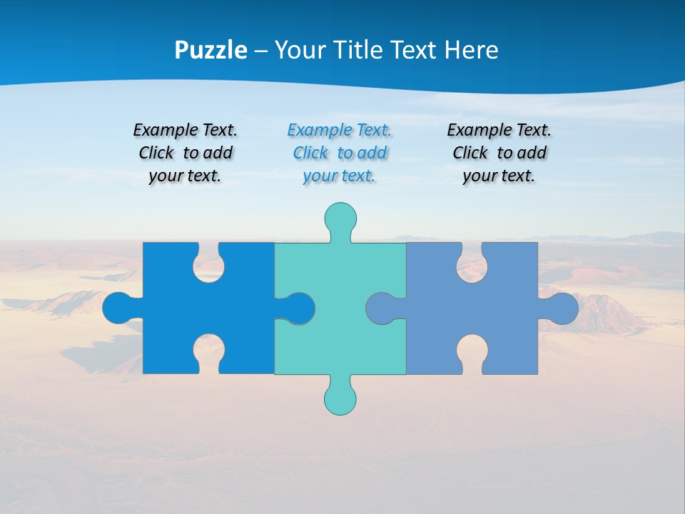 Safari Morning Panorama PowerPoint Template