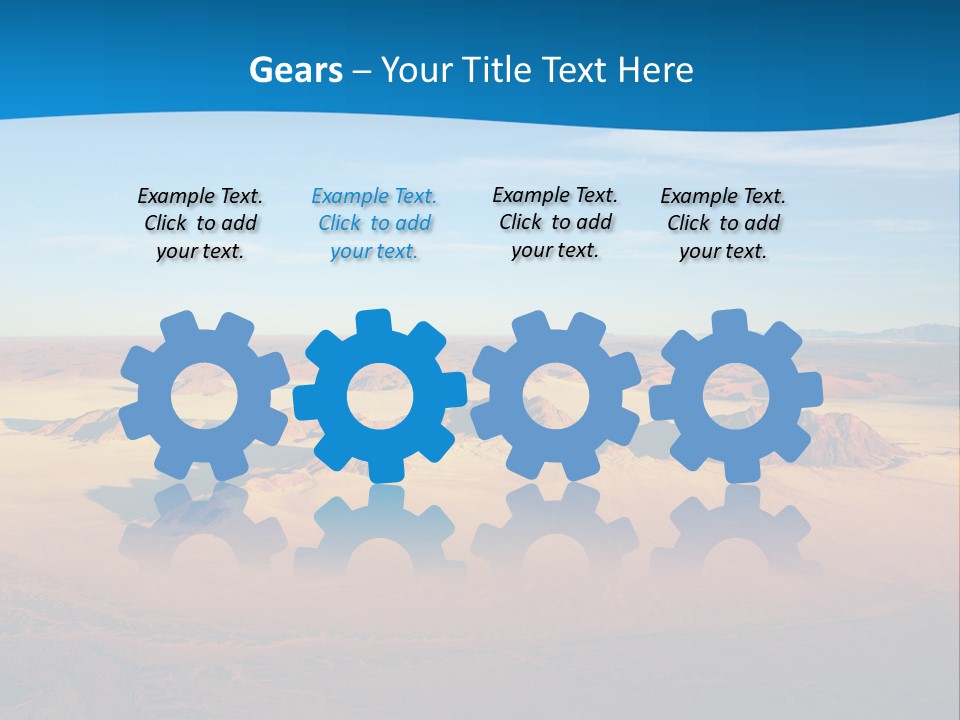 Safari Morning Panorama PowerPoint Template