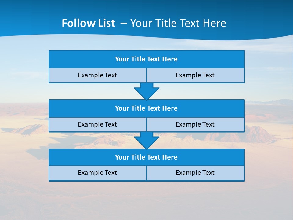 Safari Morning Panorama PowerPoint Template