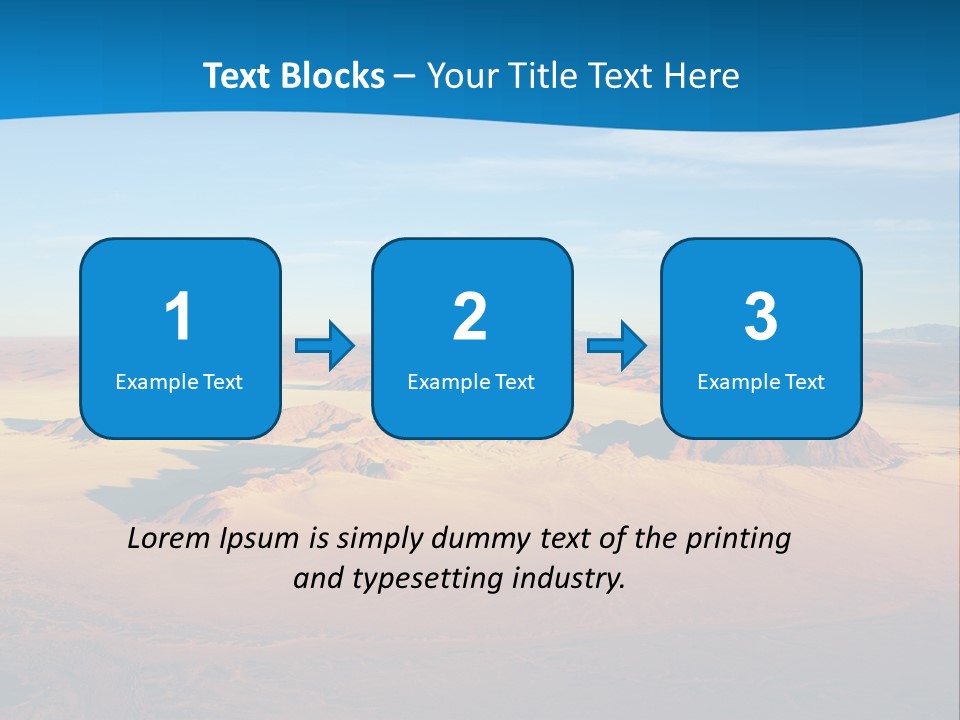 Safari Morning Panorama PowerPoint Template