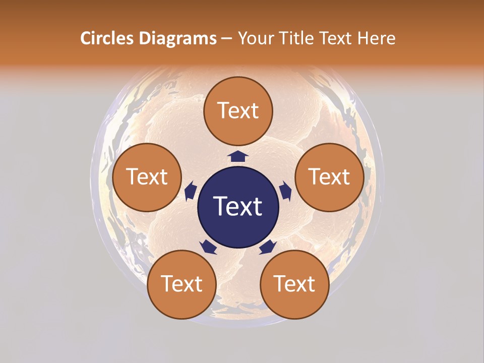 Microscope Health Care Infertility PowerPoint Template