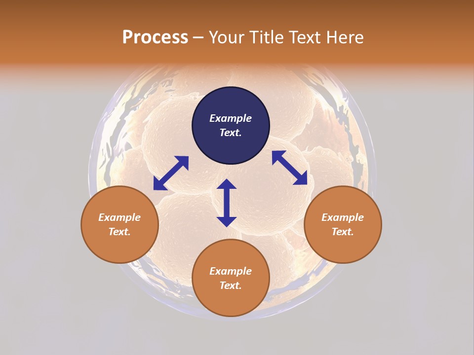 Microscope Health Care Infertility PowerPoint Template