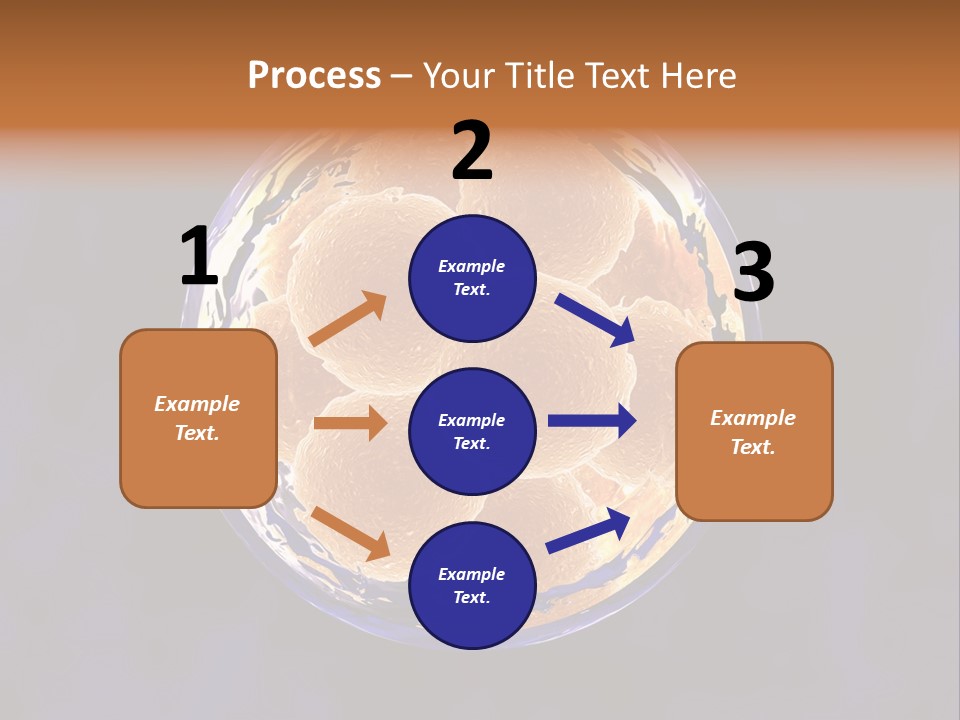 Microscope Health Care Infertility PowerPoint Template