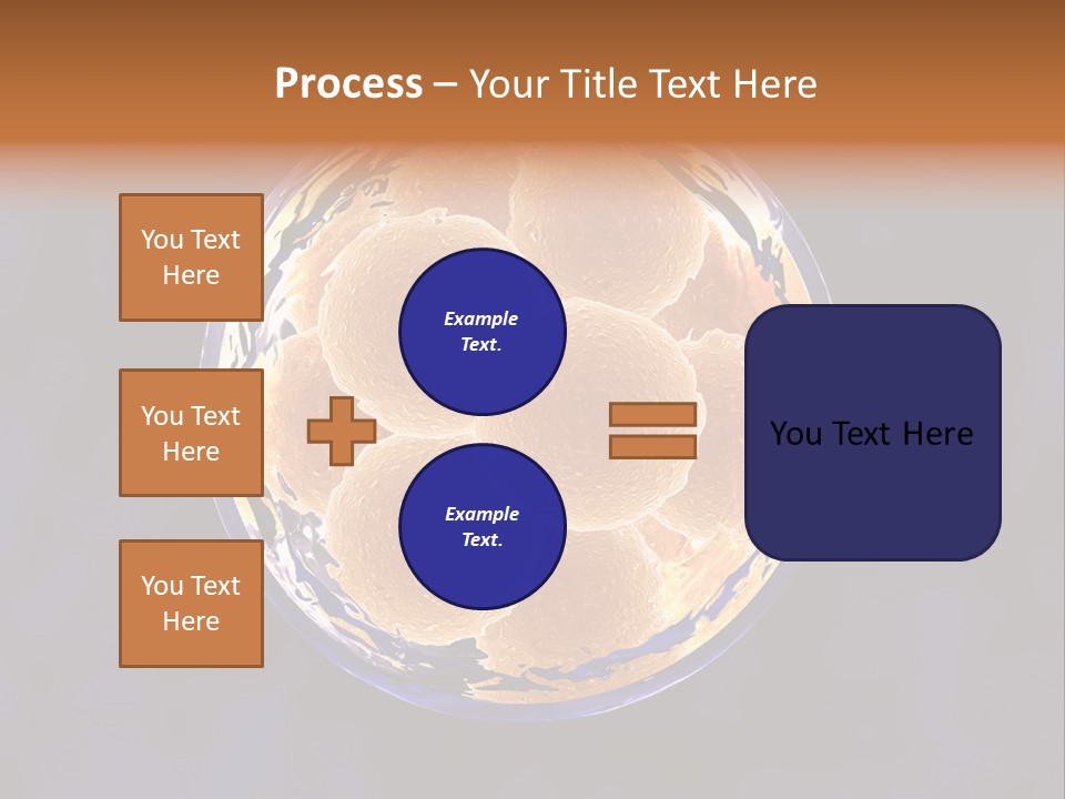 Microscope Health Care Infertility PowerPoint Template