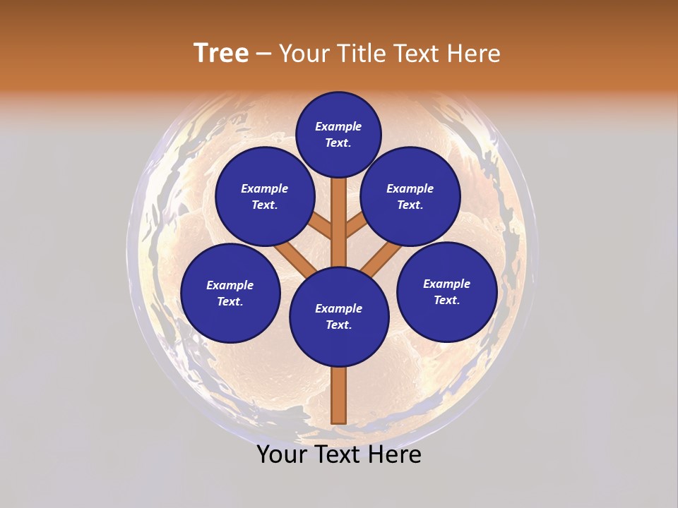 Microscope Health Care Infertility PowerPoint Template