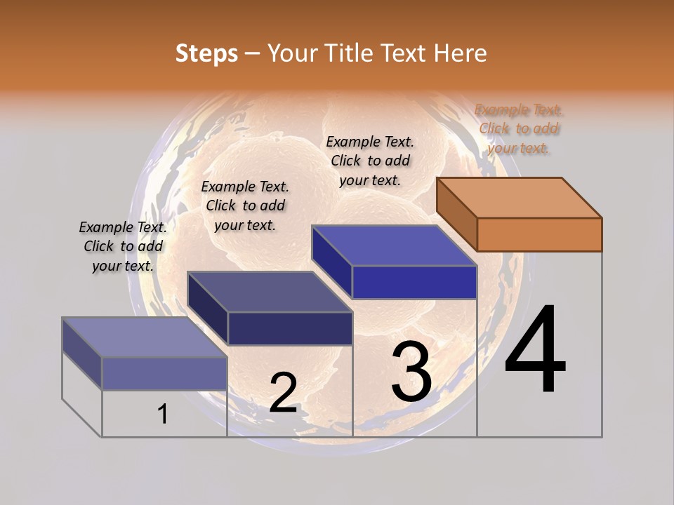 Microscope Health Care Infertility PowerPoint Template