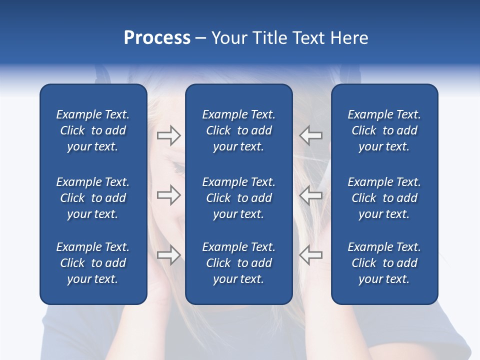 Light Skin Smiling PowerPoint Template