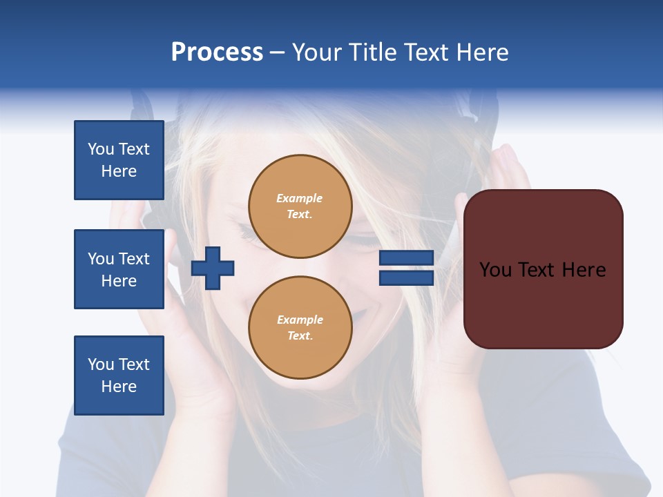Light Skin Smiling PowerPoint Template
