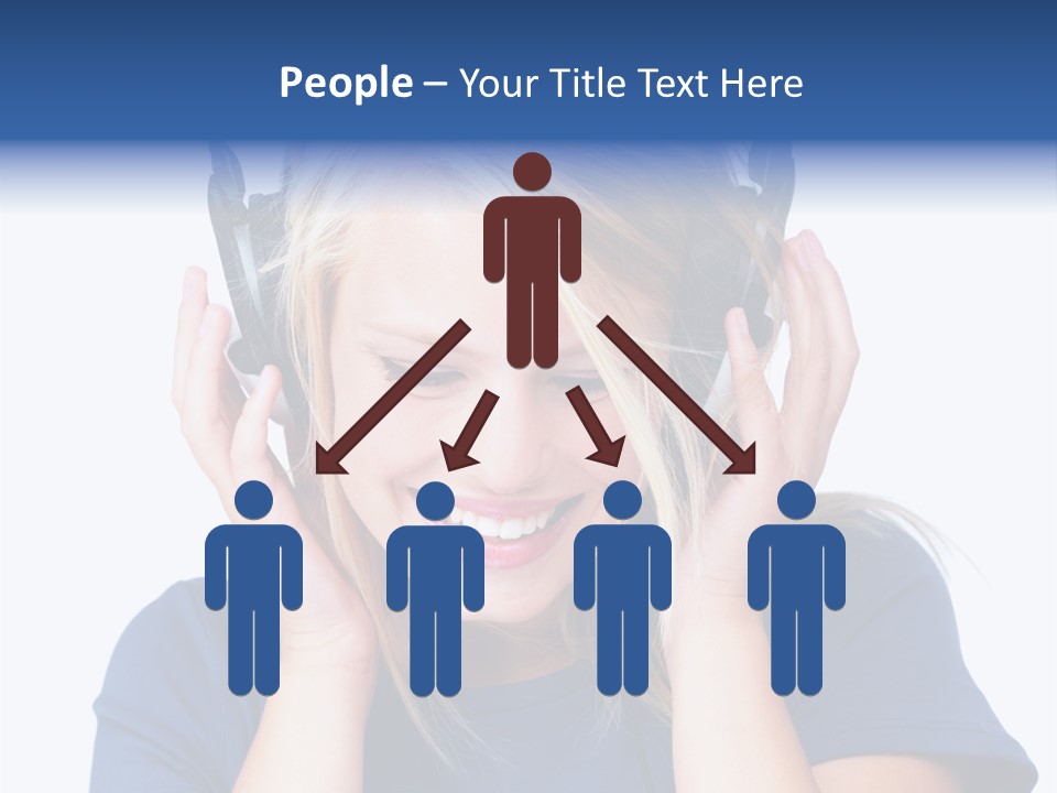 Light Skin Smiling PowerPoint Template