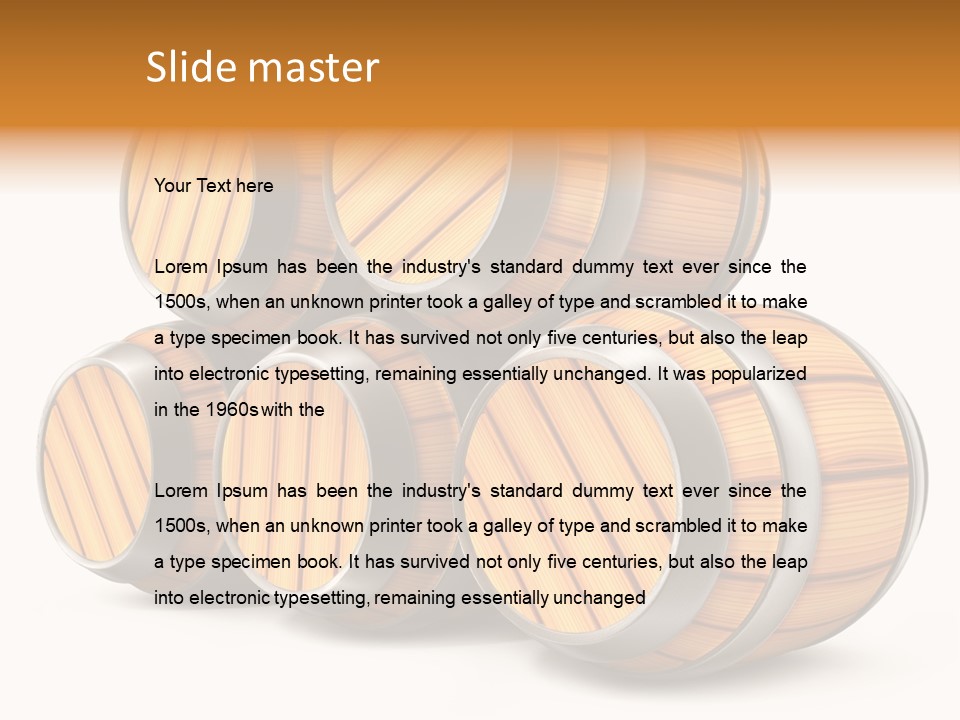 Storage Alcohol Liquid PowerPoint Template