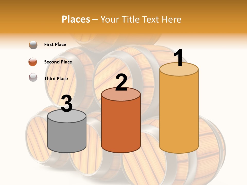 Barrel Beer Background PowerPoint Template
