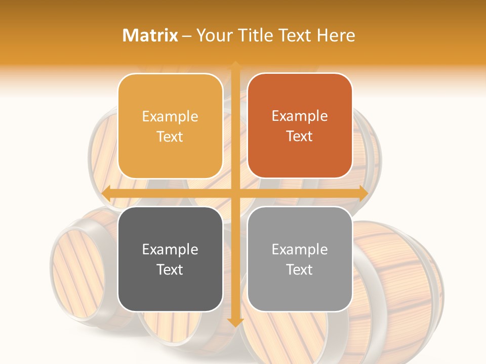 Barrel Beer Background PowerPoint Template