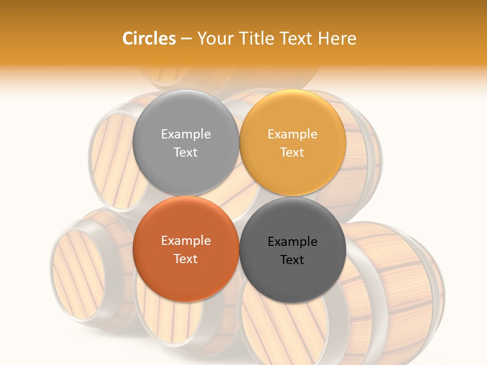 Barrel Beer Background PowerPoint Template