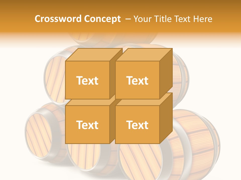 Barrel Beer Background PowerPoint Template