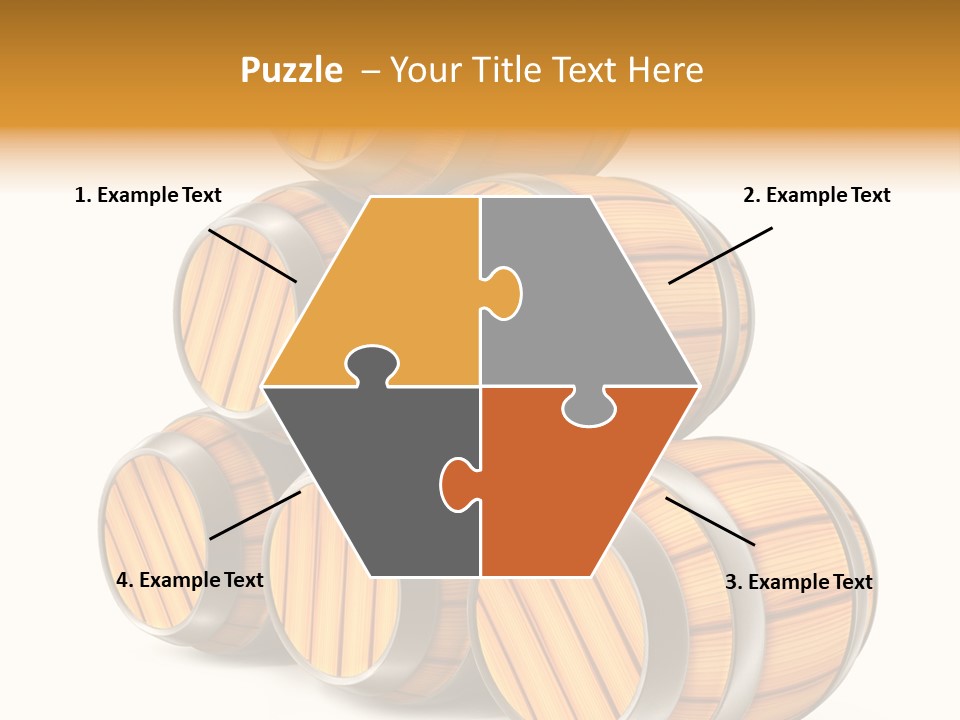 Barrel Beer Background PowerPoint Template