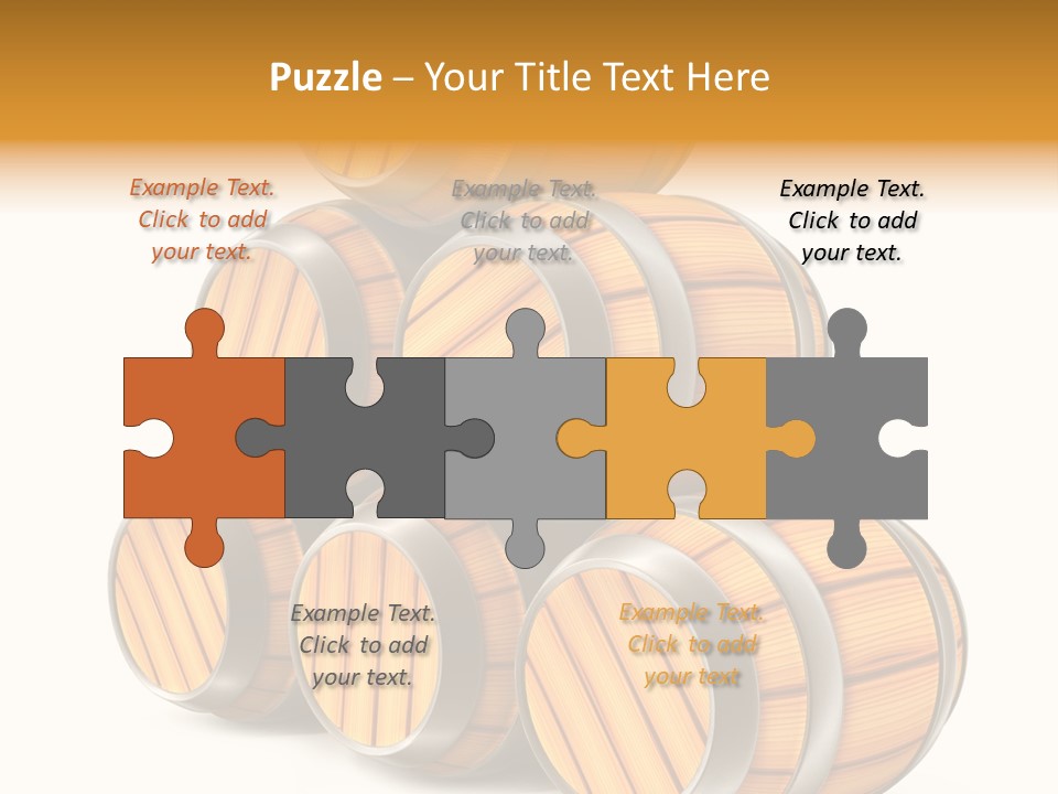 Barrel Beer Background PowerPoint Template