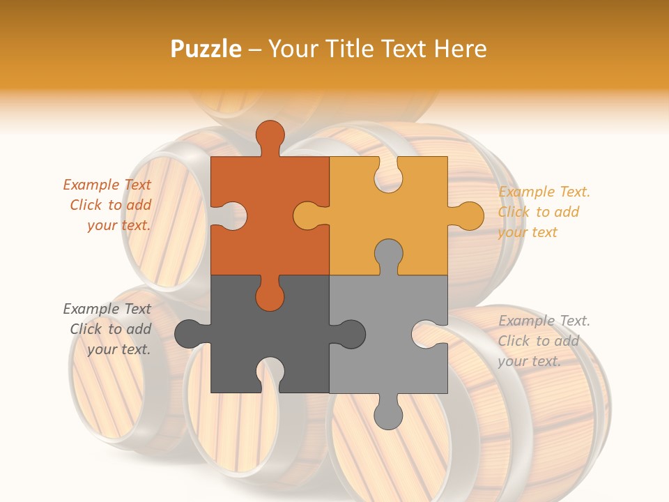Barrel Beer Background PowerPoint Template