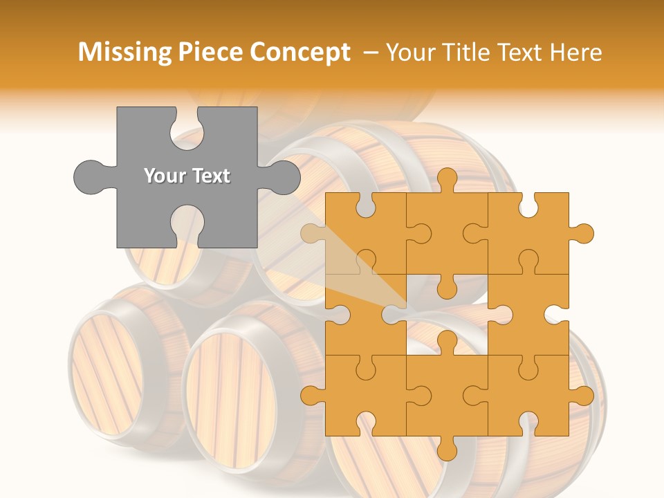 Barrel Beer Background PowerPoint Template