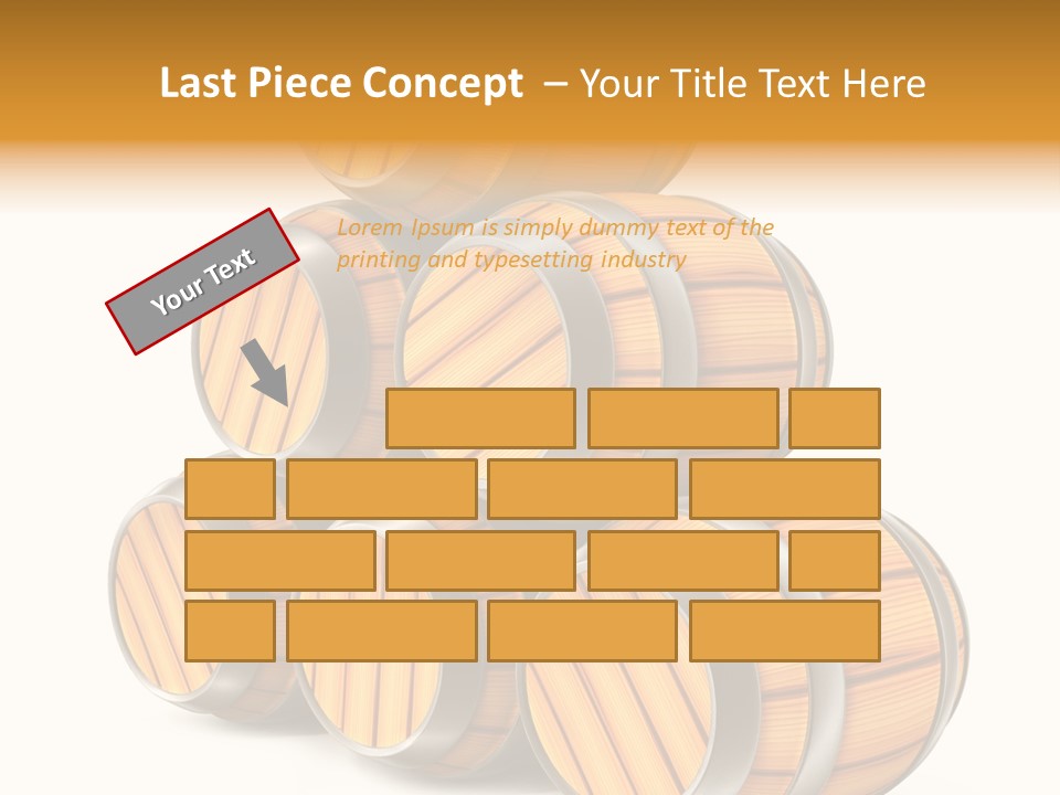 Barrel Beer Background PowerPoint Template