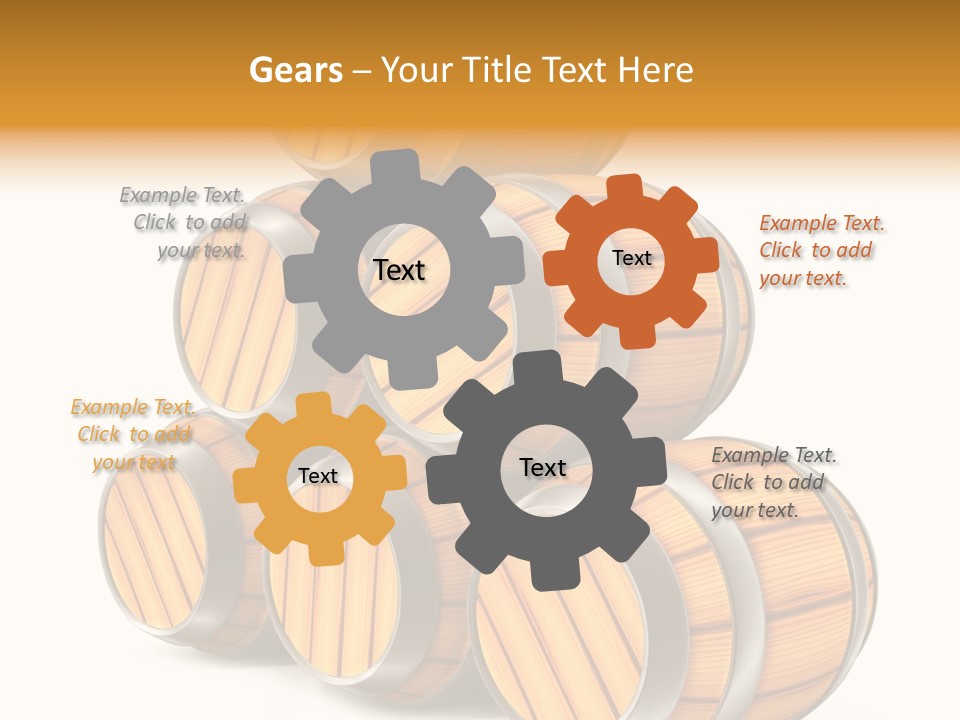 Barrel Beer Background PowerPoint Template