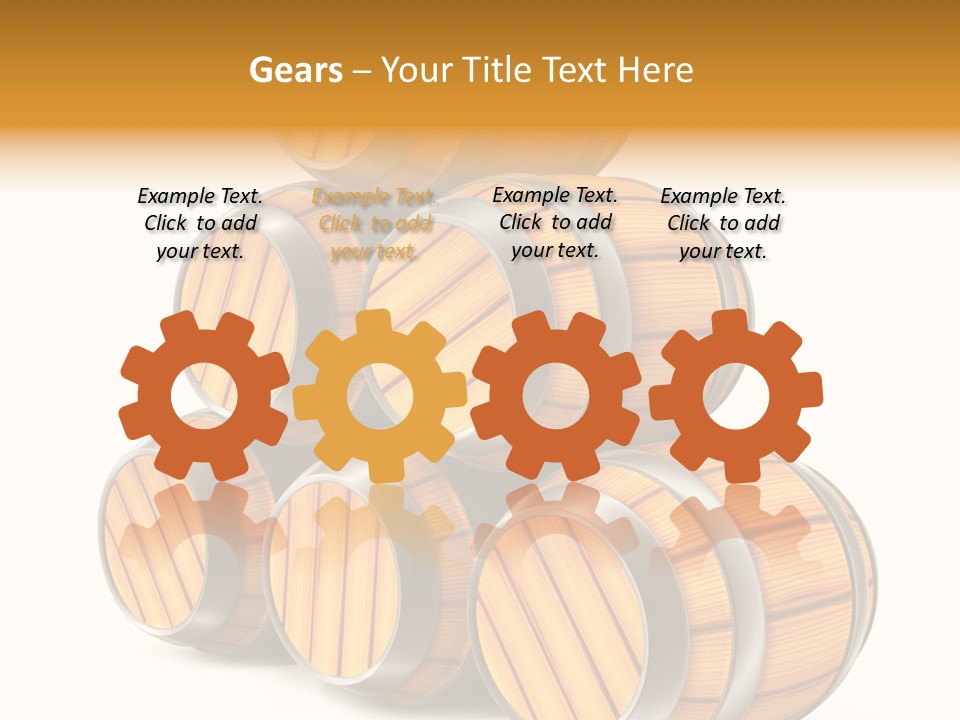 Barrel Beer Background PowerPoint Template