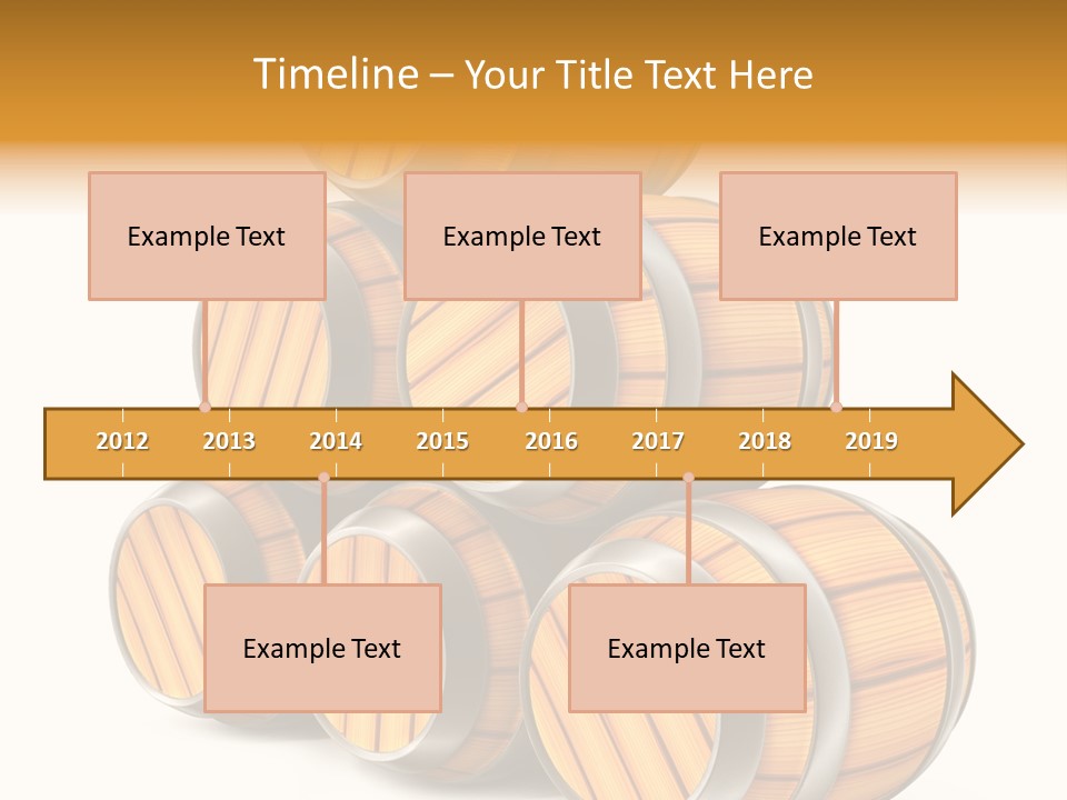 Barrel Beer Background PowerPoint Template