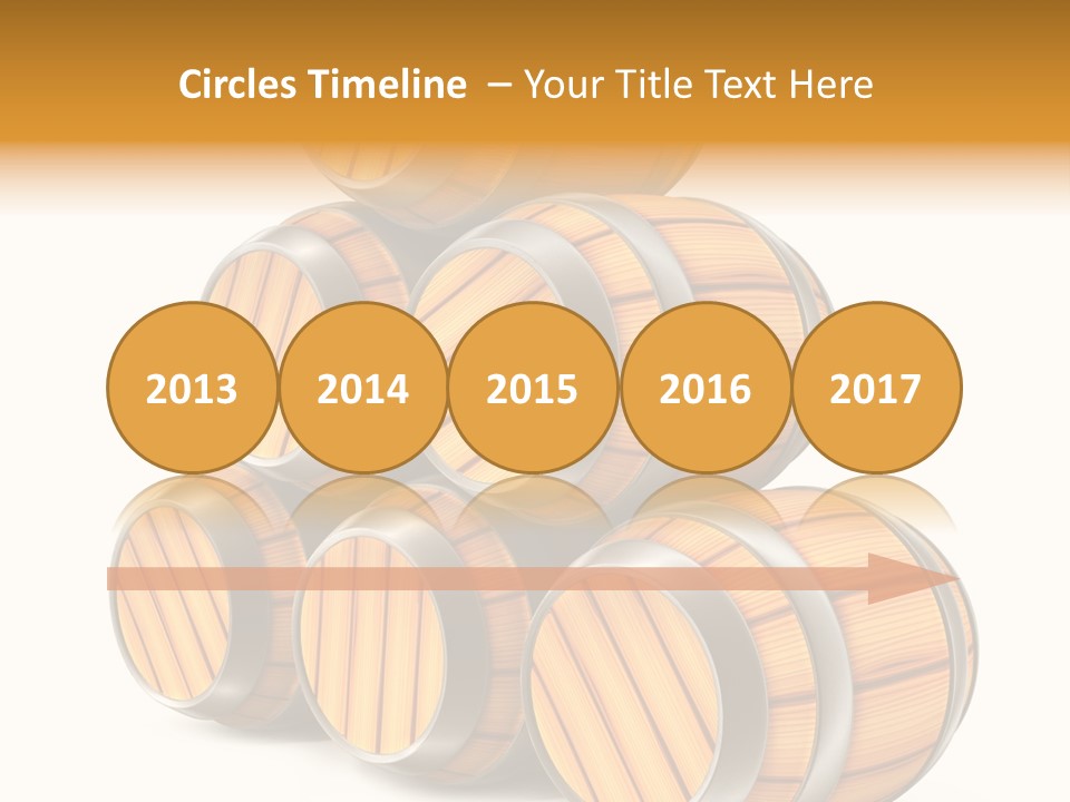 Barrel Beer Background PowerPoint Template