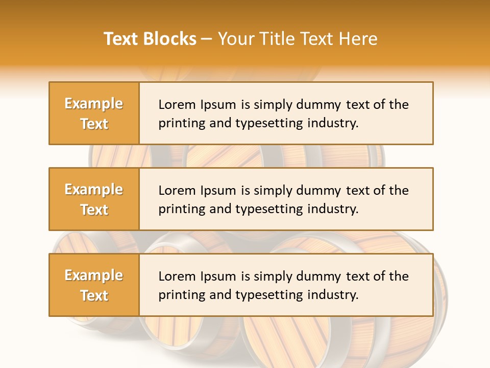 Barrel Beer Background PowerPoint Template