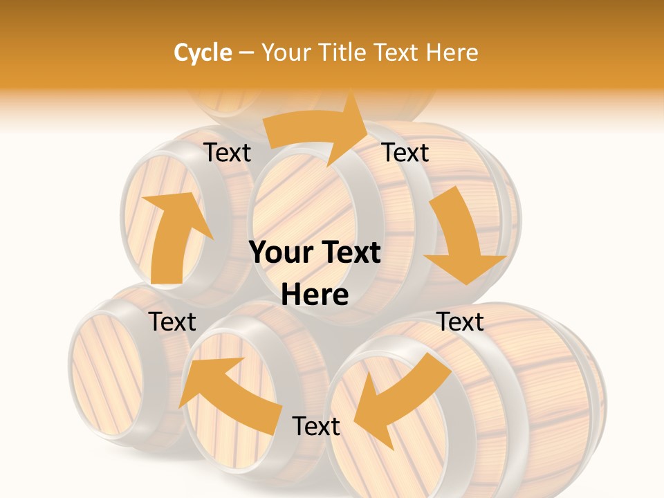 Barrel Beer Background PowerPoint Template