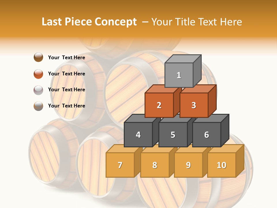 Barrel Beer Background PowerPoint Template