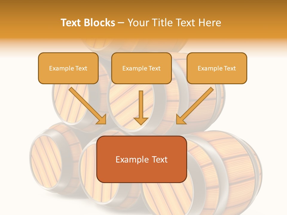 Barrel Beer Background PowerPoint Template