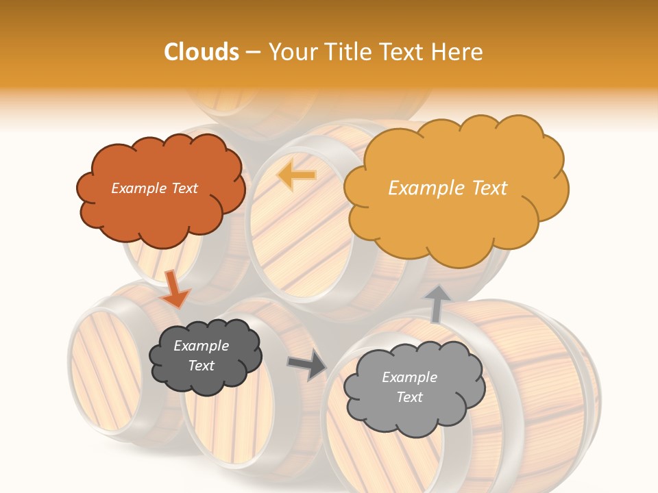 Barrel Beer Background PowerPoint Template