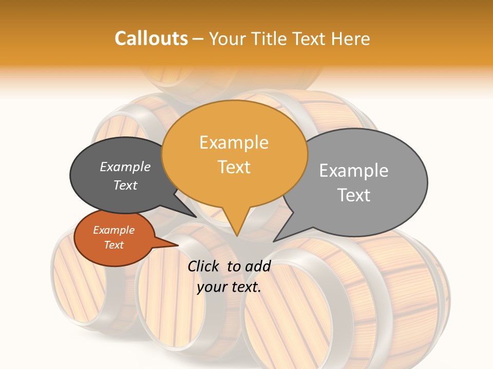 Barrel Beer Background PowerPoint Template