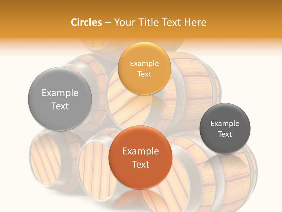 Barrel Beer Background PowerPoint Template