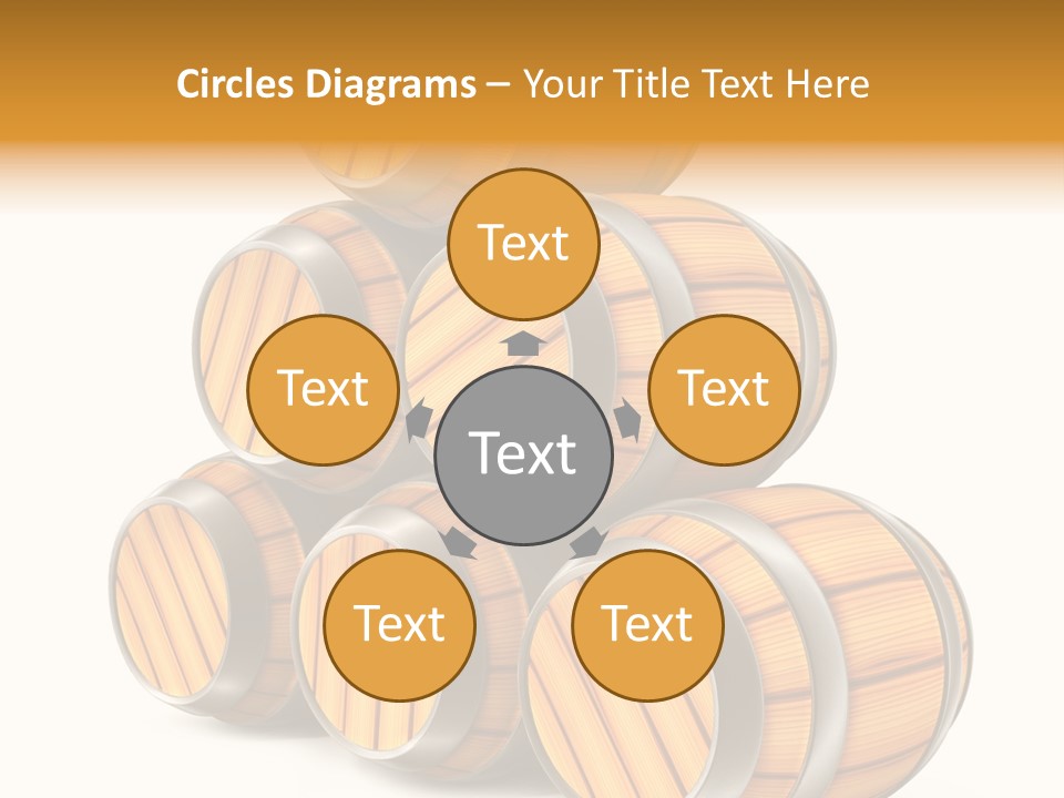 Barrel Beer Background PowerPoint Template
