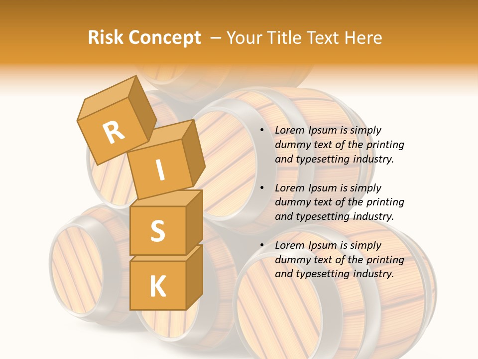 Barrel Beer Background PowerPoint Template