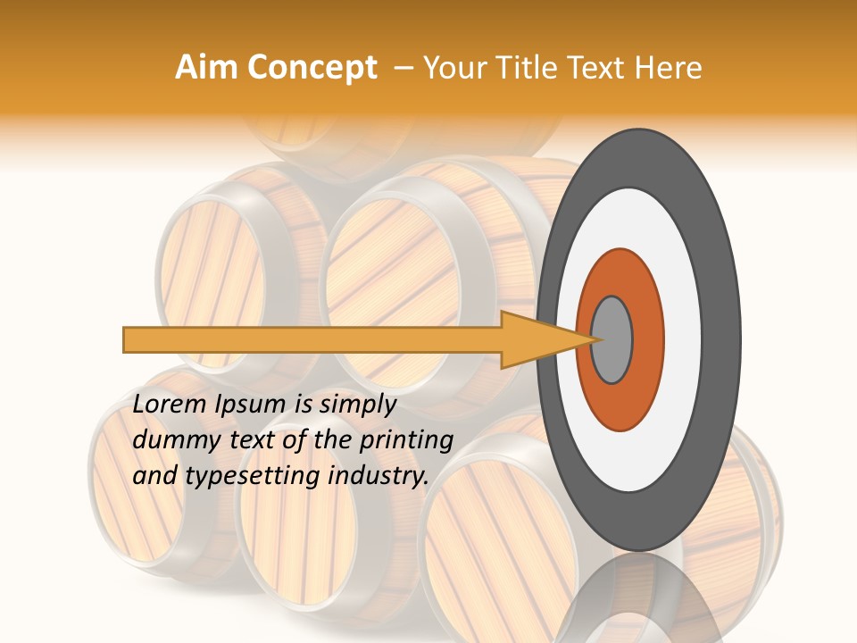 Barrel Beer Background PowerPoint Template