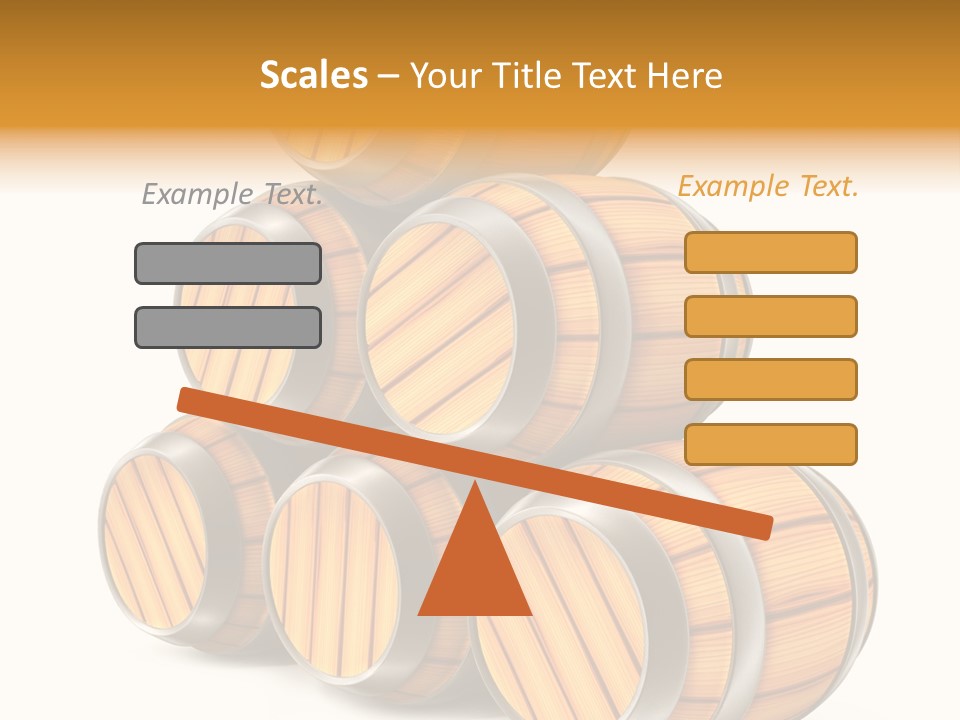 Barrel Beer Background PowerPoint Template