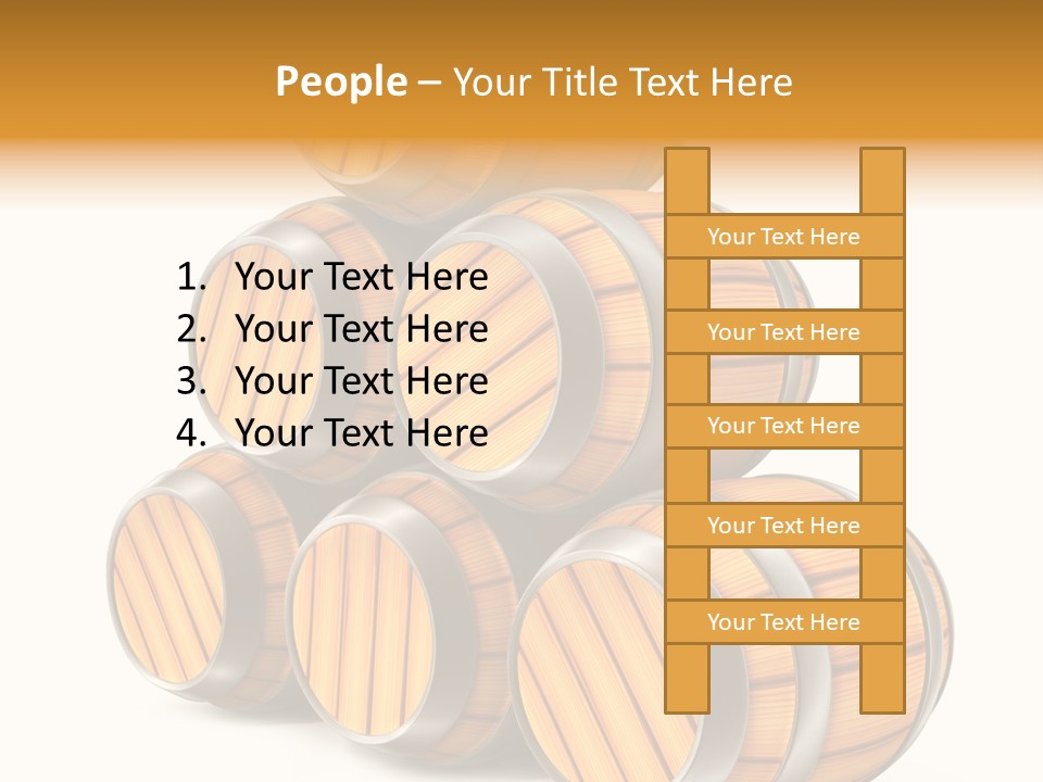 Barrel Beer Background PowerPoint Template