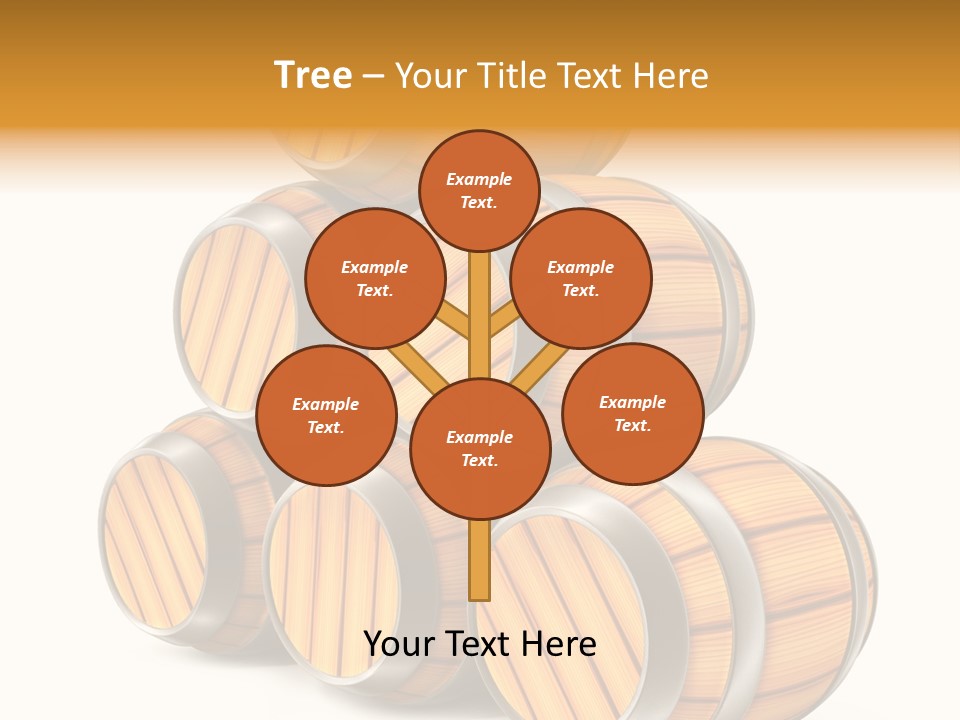 Barrel Beer Background PowerPoint Template