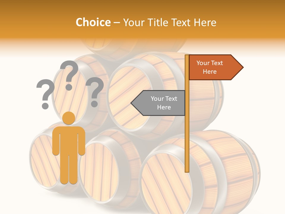 Barrel Beer Background PowerPoint Template