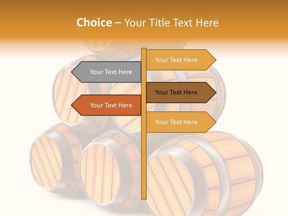 Barrel Beer Background PowerPoint Template